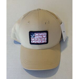 Tommy Bahama Baseball Cap, Beige w/Flag Design Of Tees & Clubs, Adult One Size